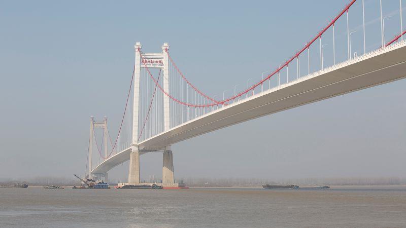 馬鞍山長(zhǎng)江公路大橋鋼塔